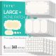 TKTK XXL Pimple Patches for Body, Large Hydrocolloid Acne Patches, 5 Sizes 260 Count